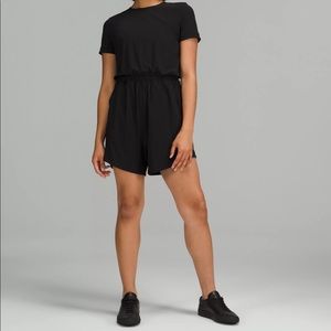 NWT lululemon black lightweight romper!
